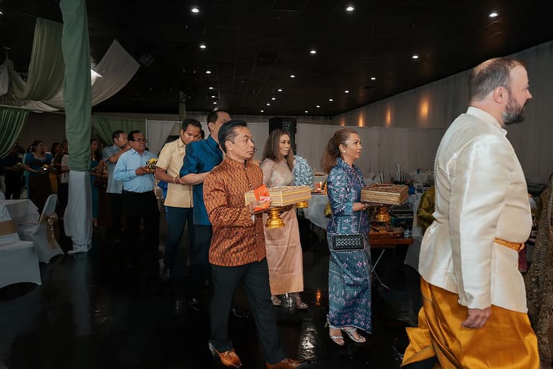 Khmer wedding procession